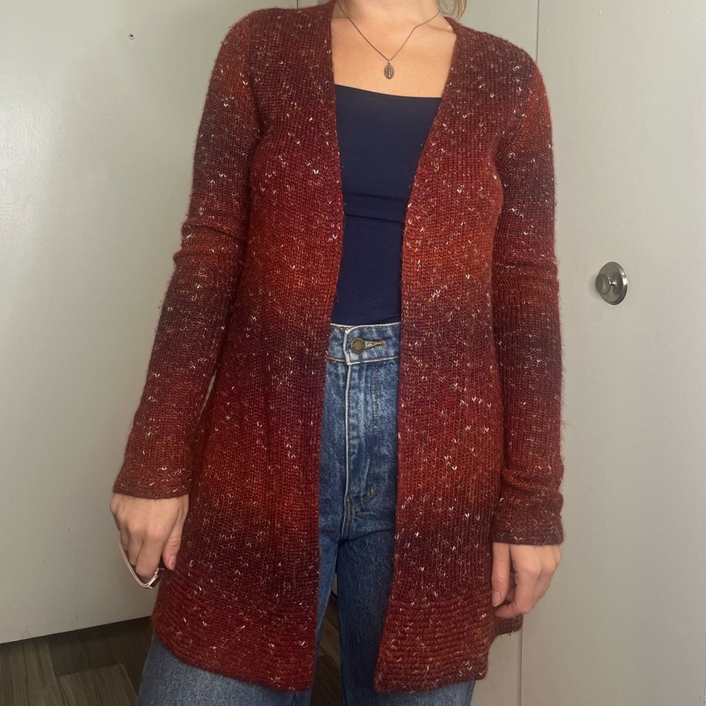 Natural Reflections open Knit Cardigan